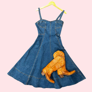 Darling Moment Denim Midi