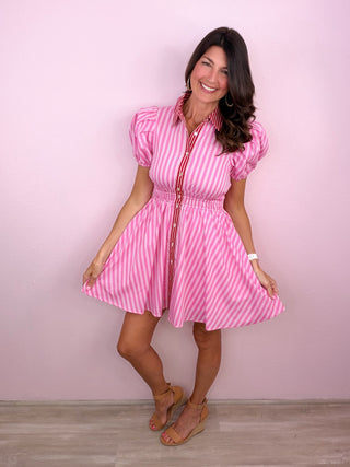 Flirt Factor Stripe Dress
