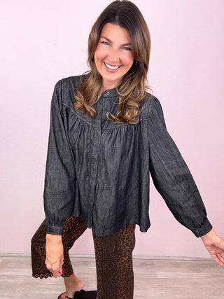 Updated Style Denim Top