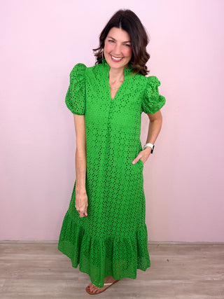 Meadow Whisper Midi Dress