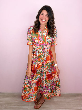Paradise Found Midi Dress