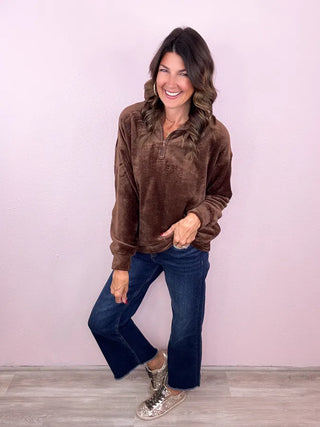 MICA Dark Wash Wide Leg Denim