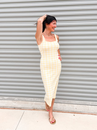 Sweetheart Picnic Midi Dress
