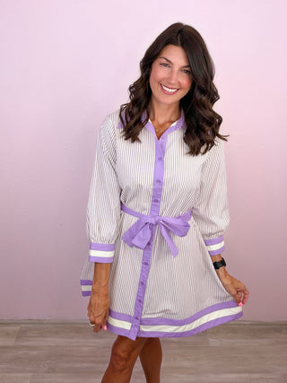 Sunday Social Dress (Lavender)