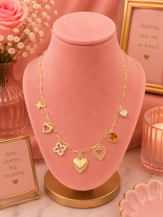 Sweet Sentiments Charm Necklace