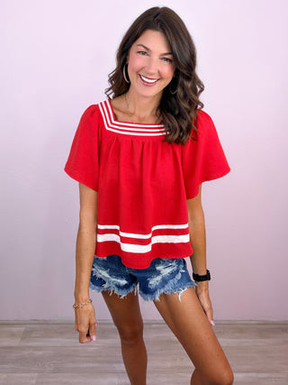Everyday Rally Top (Red)