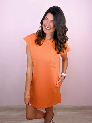 Everyday Ease Dress (Orange)