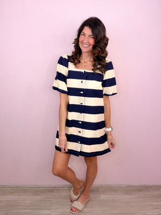 Playful Stripes Dress