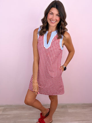 Sweet & Sunny Dress (Red)