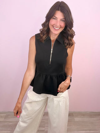 Casual Crush Top (Black)