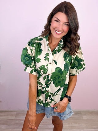 Estate Garden Top (Olive)