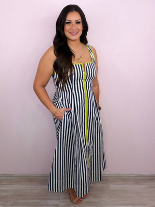 A Chic Stroll Midi Dress