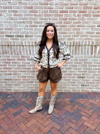 Lace Line Blouse