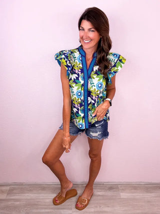 Flirty in Florals Top