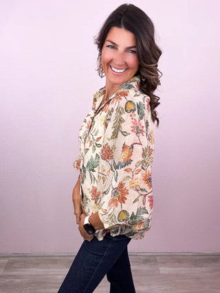 All Around Floral Top