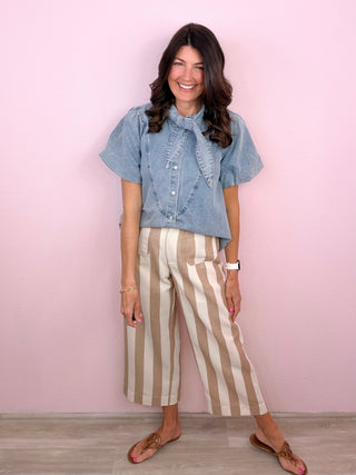 Effortless Stripe Pants