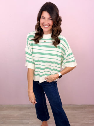 Spring Crush Knit Top