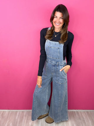 Effortless Agenda Denim Overalls
