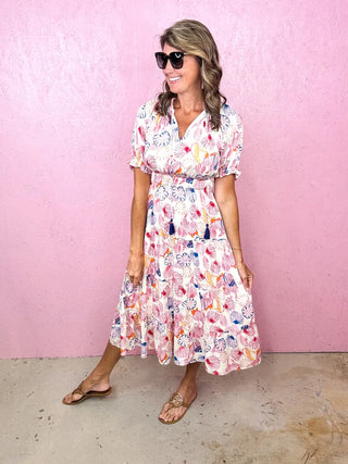 THML A Summer Vibe Midi Dress