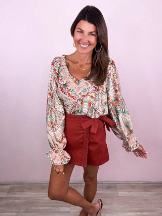 Haute Style Wrap Skort