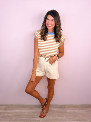 Easy Living Shorts (Ecru)