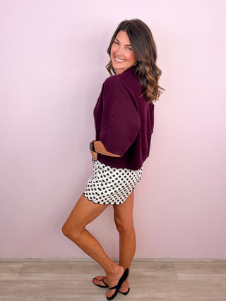 Quiet Luxury Top (Merlot)