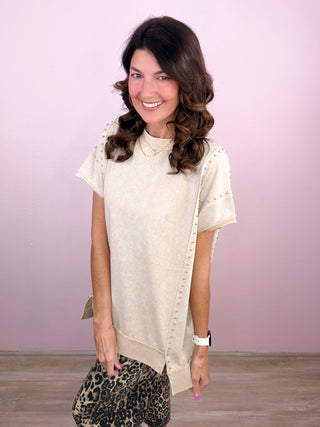 Everyday Luxe Stud Tee