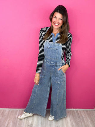Effortless Agenda Denim Overalls