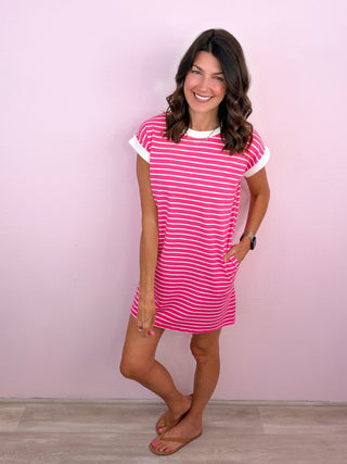Simple Agenda Dress (Pink)