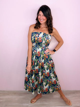 Garden Soirée Midi Dress