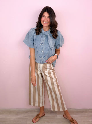 Effortless Stripe Pants