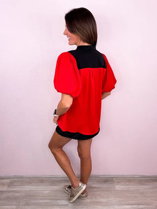 Colorblock Cutie Blouse