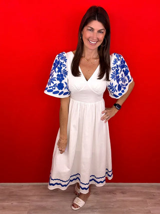 THML In The Meadows Midi Dress