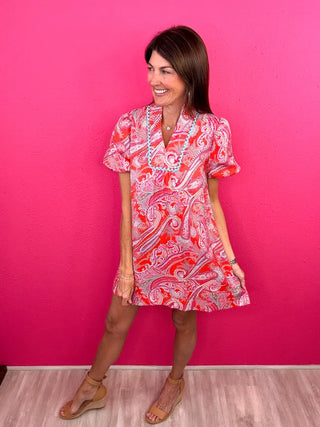 Possibilities Printed Dress