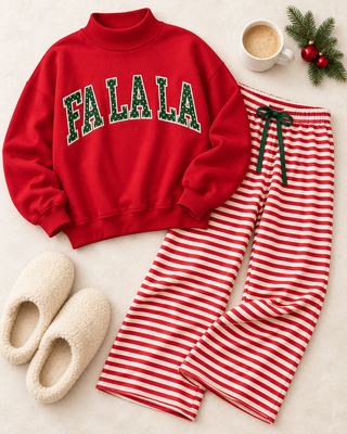 Candy Cane Cozy Striped Lounge Pants