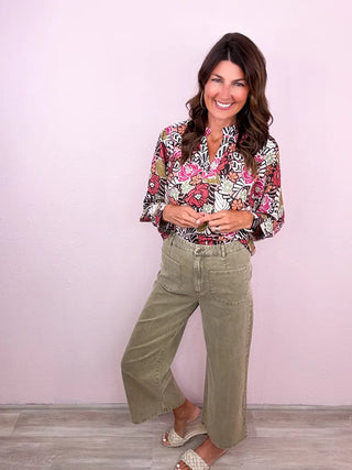 Afternoon Blooms Top