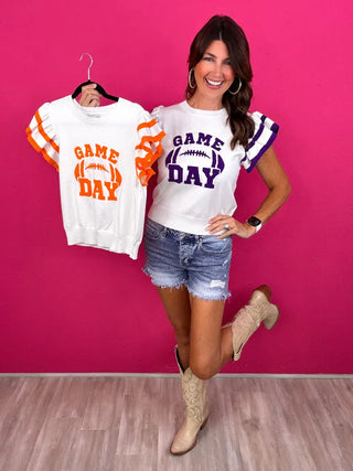 Game Day Sweater Knit Top