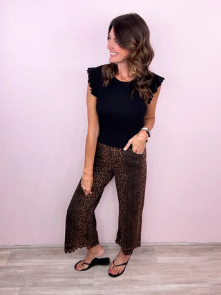 Chic Instincts Leopard Pants