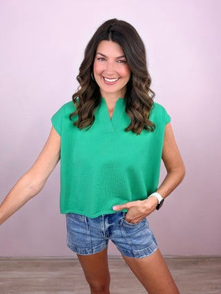 Minimal Moment Top (Green)