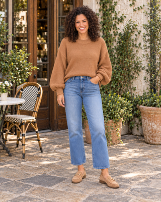True Style Solid Sweater