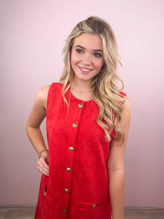 In Season Suede Dress