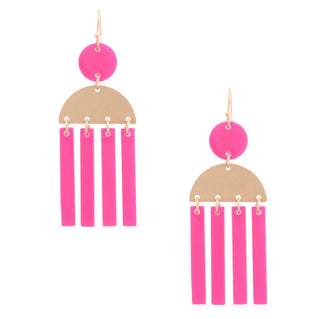 Summer Essentials Half Moon Bar Earrings