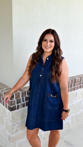 Easy Living Dress (Denim)