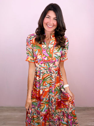 Paradise Found Midi Dress