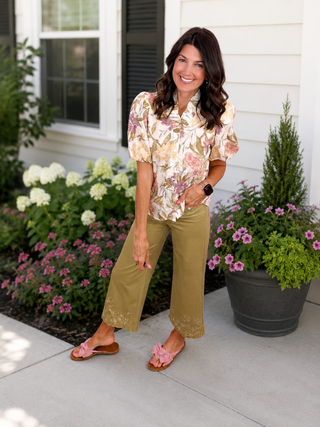 Petal Perfection Denim (Matcha)