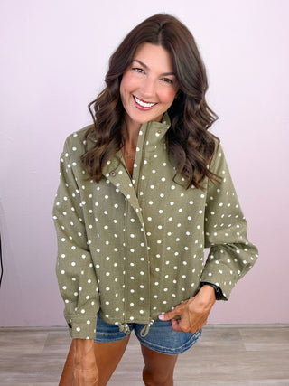 Dot & Dwell Jacket (Olive)