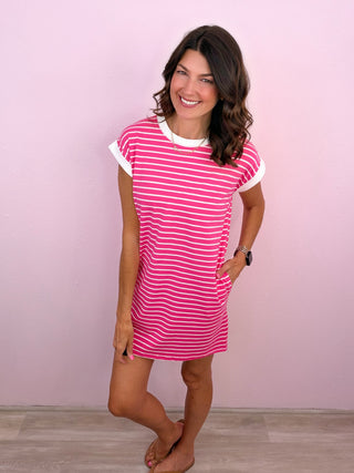Simple Agenda Dress (Pink)