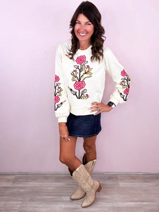 Feminine Vibes Pullover