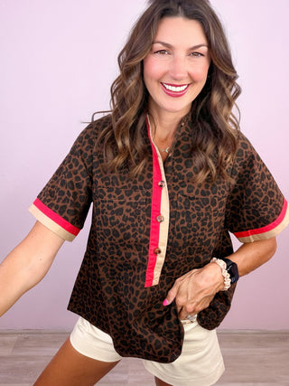 Wild Card Top (Brown)