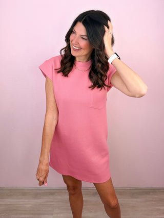 Everyday Ease Dress (Mauve)